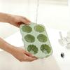 6 Holes Rose Flower Handmade Soap Candle Silicone Mold Heart Shape DIY Cake Chocolate Baking Tools Ice Cube Making Mould
