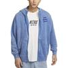Nike Club Logo Zip-Up Hoodie Outdoor Casual Sports Jacket Men Jackets Stone-Blue HQ6040486