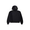 Sweatshirts Women's Ink Black Hooded Moderate Regular 10023511-A02