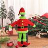 Santa Suit Wine Bottle Cover Christmas Wine Bottle Topper Covers with Leg And Hat Holiday Dining Table Centerpiece for Xmas Party Decor