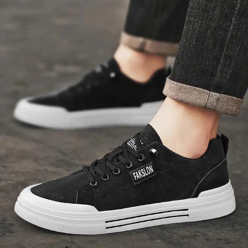 Fashion Slip-resistant Ankle Classic Black Shoes Tennis Black Men's Sneakers Retro Sport Universal Brands Sunny Special Use Luxo
