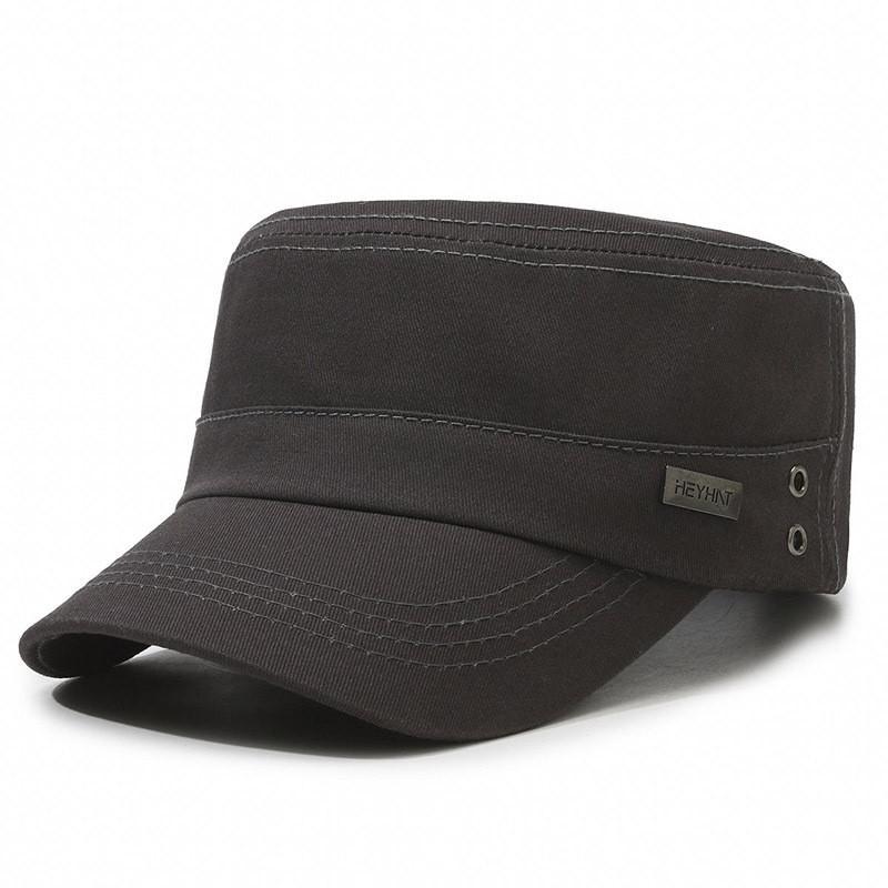 

Outdoor Cotton Baseball Cap For Middleaged Men With Breathable Adjustable Fit сірий колір