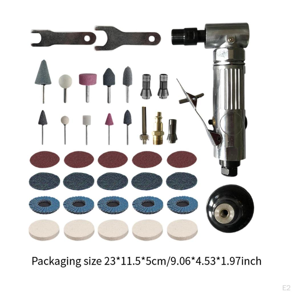 39 Pieces Air Die Grind Kit Angle Grinders 1/4" Polishing Tool, Grinding Tool Cut Off Tools