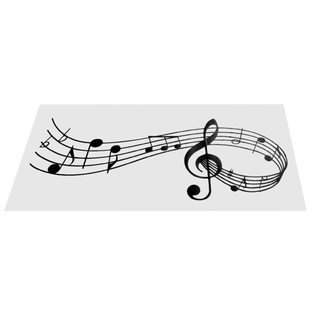 Decal Wall Sticker Kitchen Print Bathroom Bedroom Cover Decor Furniture Living Room Music Note Removable Vinyl