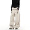 ICH MODE American Floral Embroidered Cargo Pants