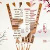 Extended Bamboo Student Ruler with Family Precepts