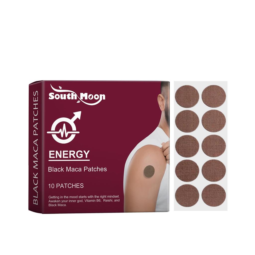 South Moon Kräuter-Energiepflaster Männliches Energie-Nahrungsergänzungspflaster Energetisierende Leistung Kräuterpflaster