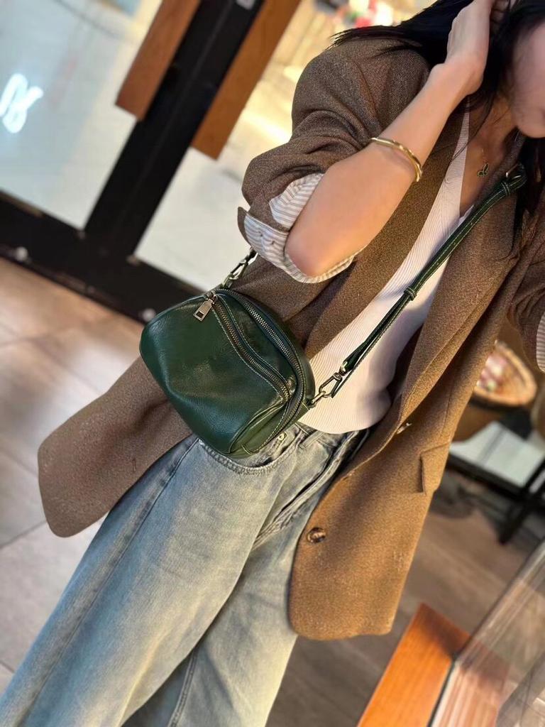 New arrival, trending, versatile genuine leather women's bag, top-grain cowhide,unique designhigh-quality shoulder/crossbody bag