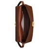 Coach Chelsea 30 Logo Charm Push Lock Fabric With Leather Lining Built-In Zipper Pocket Leather Shoulder Bag Large Women Shoulder Bag CDS59-B4WBR