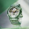 Casio LCD/Pointer Dual Display Series Fashionable Sports Watch Dual Display Waterproof Ice Crystal Green Quartz Movement Resin Strap GMA-S110GS-3APR