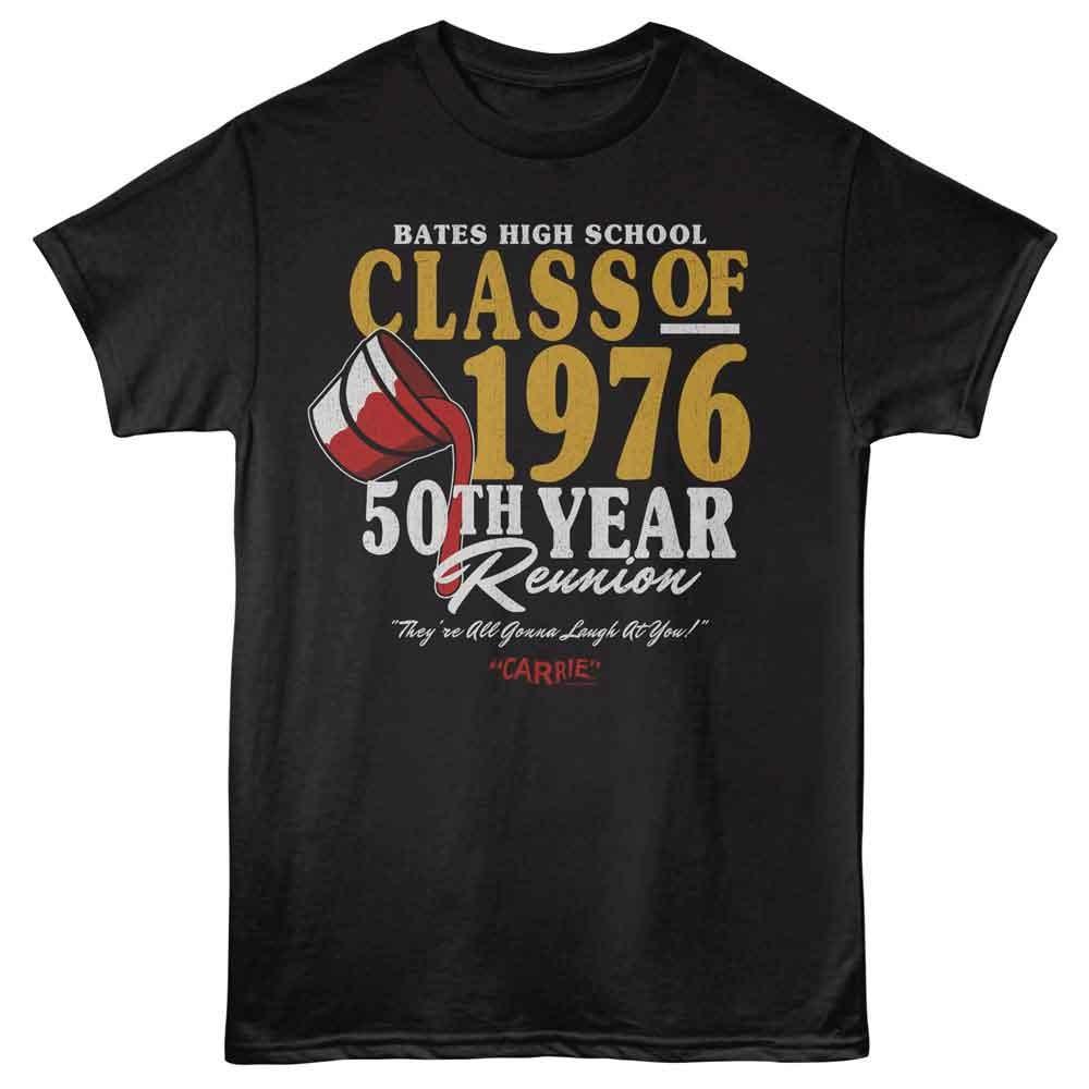Carrie - 50Th Year Reunion - Adult Short Sleeve T-Shirt - Black 3XL