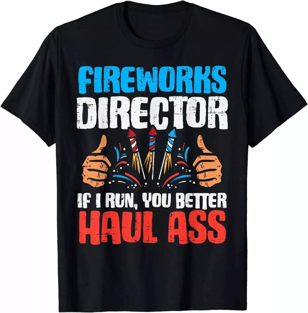 If I Run Funny 4th Of July Men Fireworks Director Unisex T-Shirt Unisex T-Shirt M