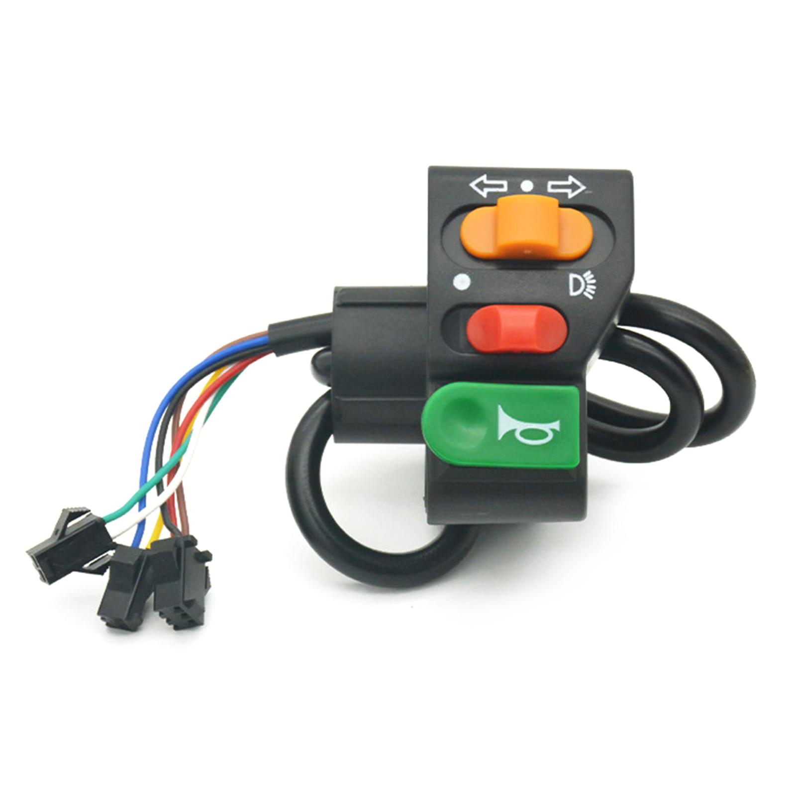 

Встроенная кнопка включения сигнала поворота фар для мотоциклов и электроскутеров, подходит для моделей CLICK125 150 3