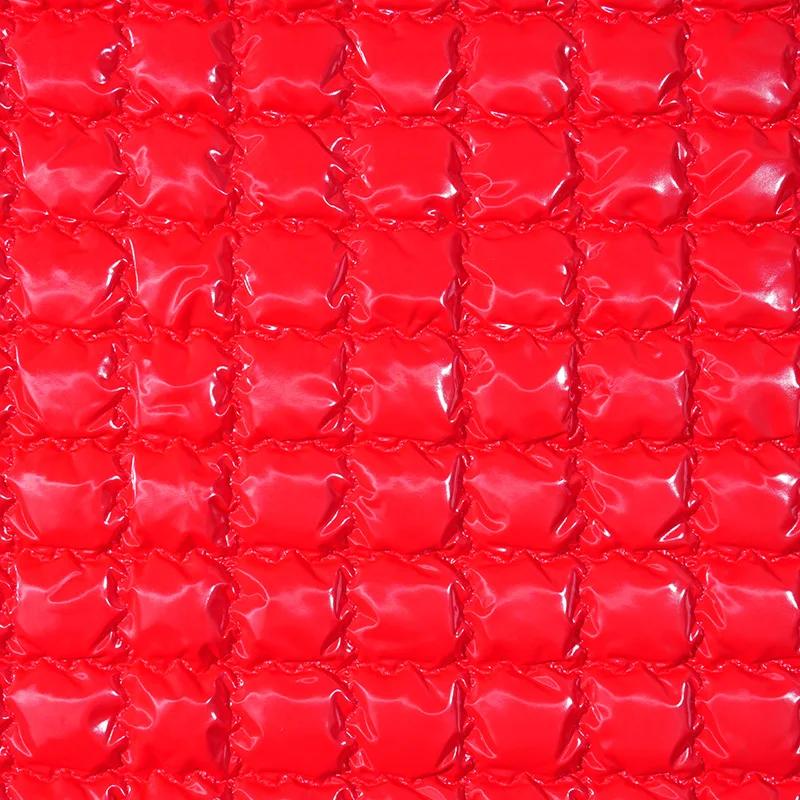 50cm*140cm Multi Colors PU Leather Quilting Fabric Symphony Quilted Christmas Cotton Fabric for Christmas Cosplay Clothing