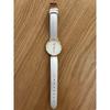 Used Daniel Wellington Watch White Strap Rose Gold
