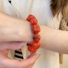 Acrylic Irregular Square Round Beaded Bracelet for Women Simple Korean Hand Accessories