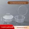 Hao Gong Bang 2oz Disposable PP Sauce Cups with Attached Lids