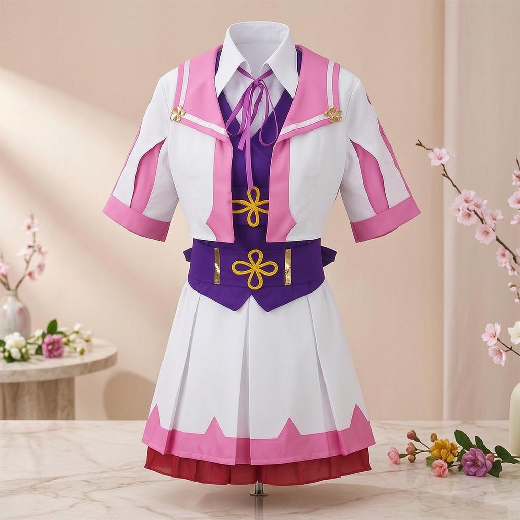 Pretty Derby Special Week Cosplay Costume For Anime Game Role Play With Polyester Cotton Fabric
