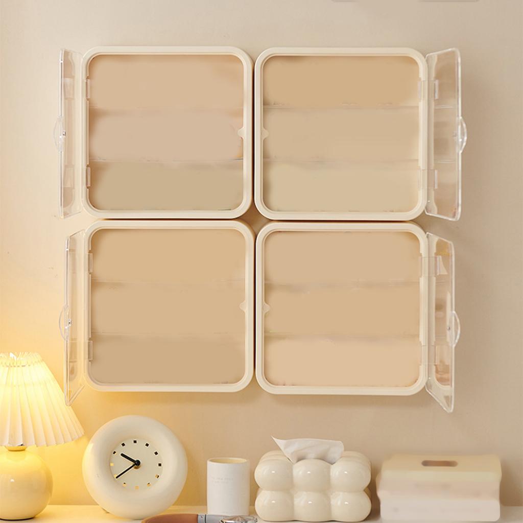 Wall Mounted Display and Storage Rack for Blind Box Figurines Space Saving Acrylic Organizers for Home or Office