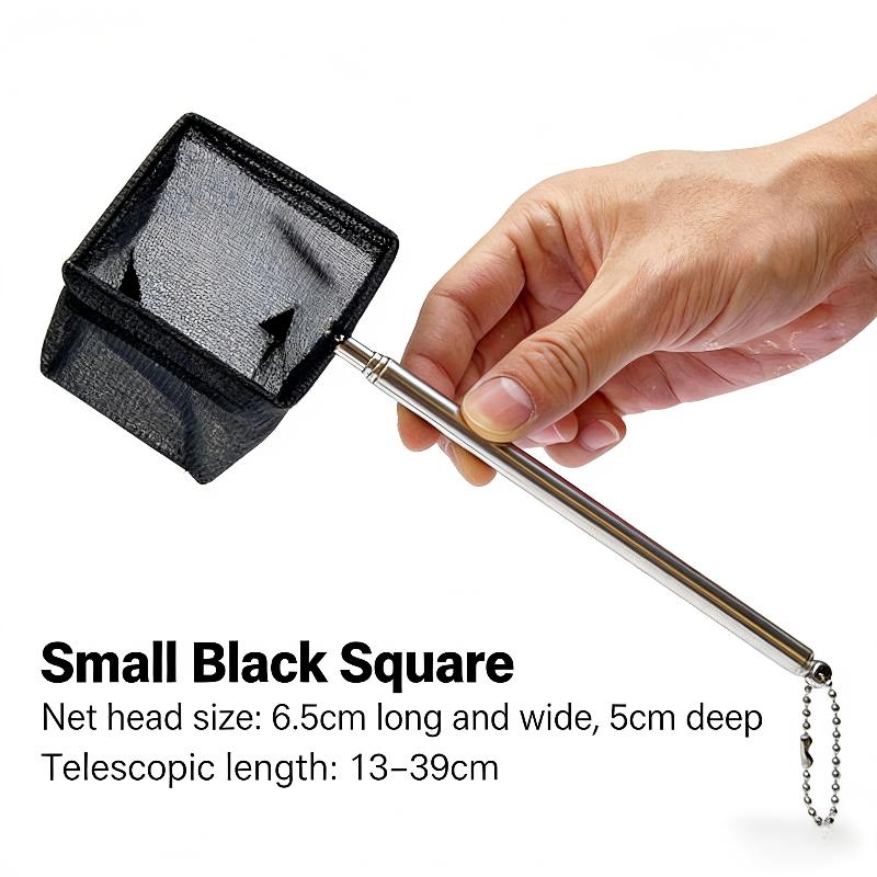 Fishing Landing Net Rustproof Corrosion Resistant Stainless Steel Fishing Net For Catchin Fish Shrimp Tank Aquarium Accessories