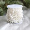 10m DIY Bead String 2026 Christmas Tree Decor Plastic Bead Chain Garland Pendant Navidad New Year Thanksgiving Day Decorations