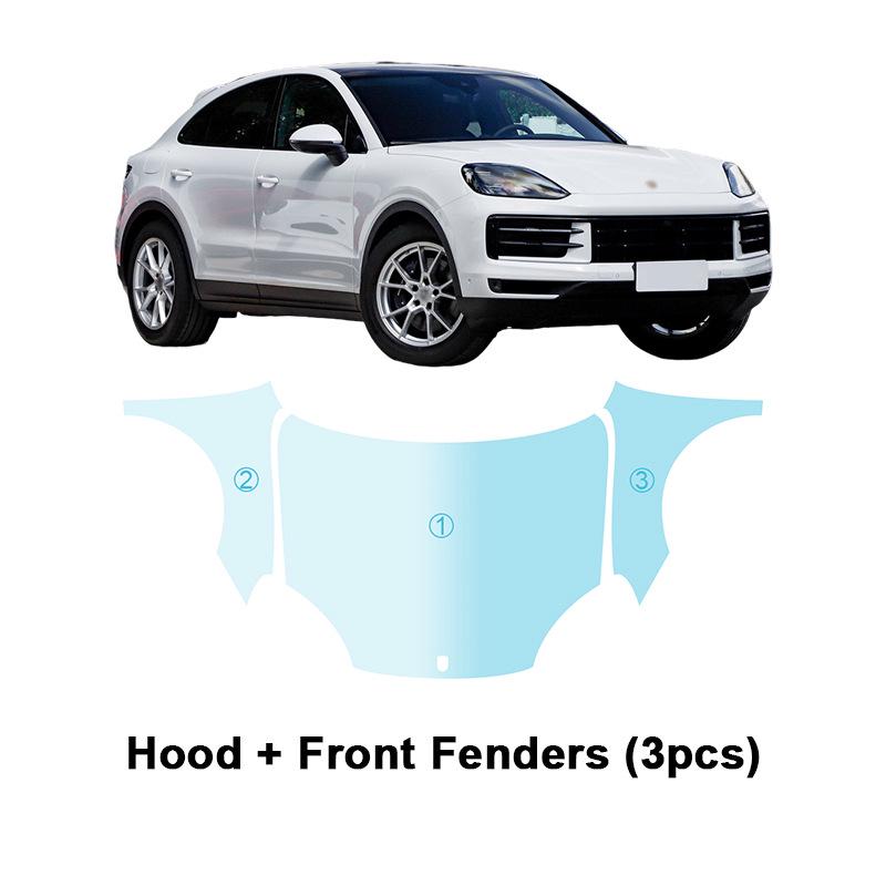 Porsche Cayenne TPU Invisible Anti-Scratch Paint Protection Film