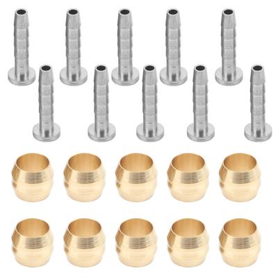 GUB Mountain Bike Disc Brake Hose Copper Olive and Connecting Insert Set for BH90 Hose