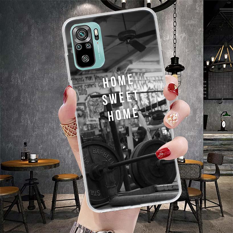 Bodybuilding Gym Fitness Muscle Soft Phone Case For Xiaomi Redmi Note 15 14 14S 13 12 Pro Plus 12S 11 11S 11E 10 10S 11T 5G Fund