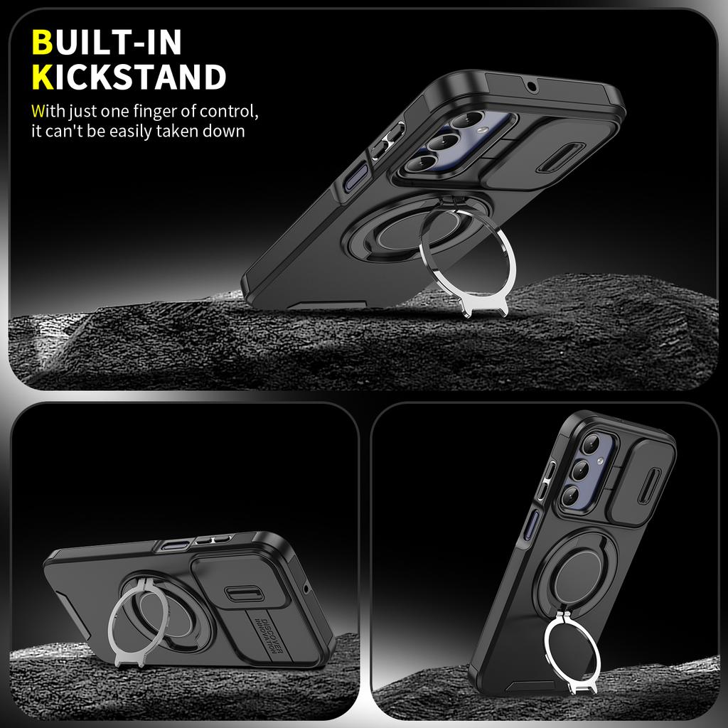 Slide Camera Protect Armor Phone Capa Case for Samsung Galaxy S25 FE S24 Ultra S22 S21 S23 Plus A17 A56 A36 A16 A55 A35 A15