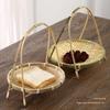 Handmade Bamboo Multi-Layer Storage and Serving Basket
