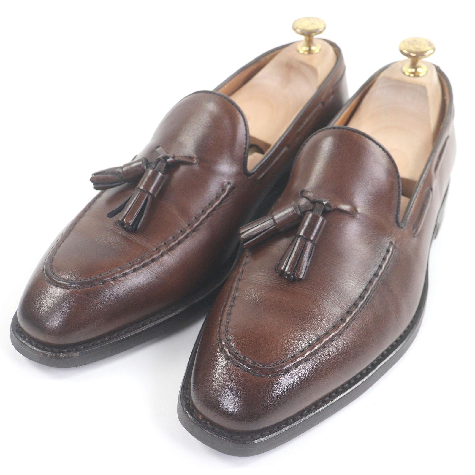 

Лофери Great Berwick 1707 5127 VELEBK З пензликами Коричнева шкіра чоловічі 6.5 Вживані