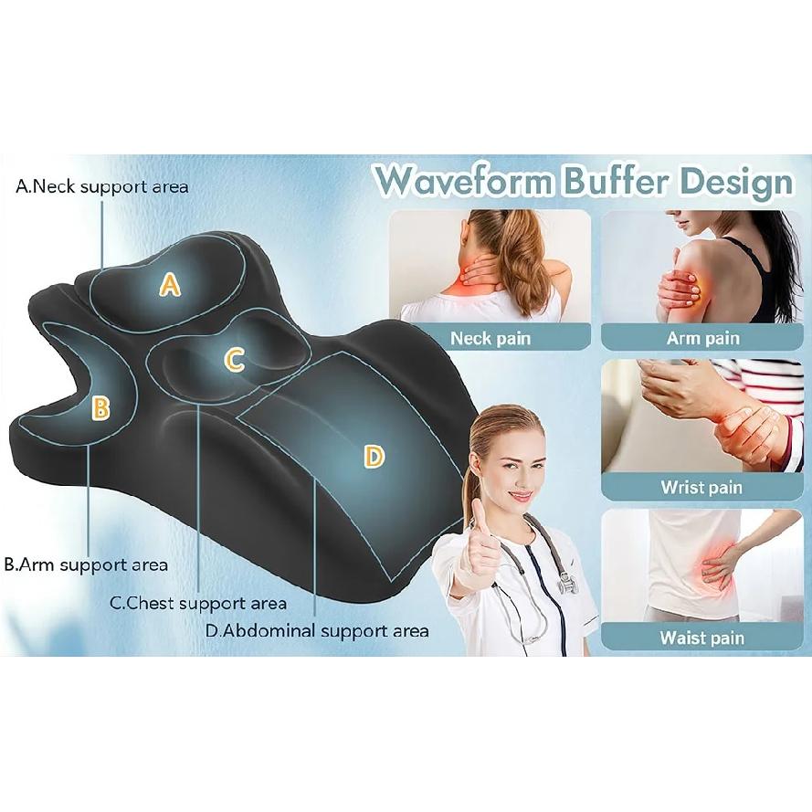 Intimacy Pillow, 27° Angle Perfect Position Sweet Spot Pillow, Ergonomic Butt Cushion for Couple, Multi Position Comfort Pillows