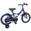 Bicicleta Infantil 14 Polegadas para Idades 3 5 Azul Escuro