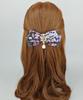 Maia Rose Jacquard Ribbon Pin Vs. Blue Purple