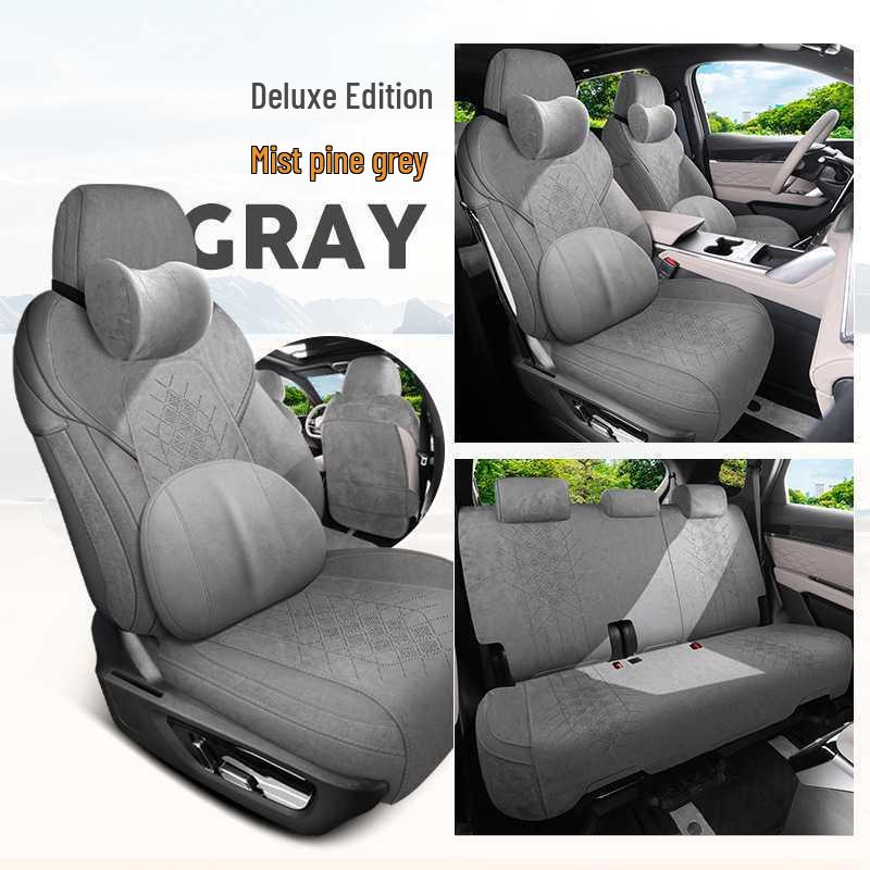 BYD Tang All-Season Suede Seat Covers & Cushions - Breathable & Suitable for DMI and EV Models