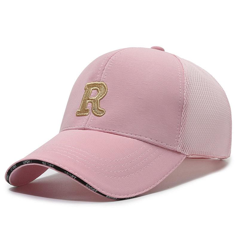 Hat New Summer Men and Women Korean Version of the Outdoor Embroidery Baseball Cap Staircase Cloth Hundred with Letters Duck Tongue Hat Sun Hat