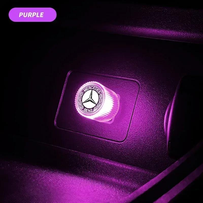 Car Interior Portable Environment Light Plug Play Auto Colorful Decorative Lamp For Mercedes Benz W124 W126 W140 W168 W169 W176