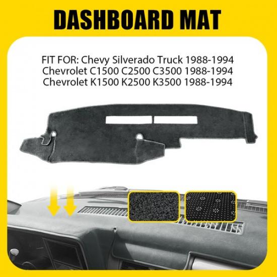 Для Chevy Silverado 88-94 Приборная панель Грузовика Накладка на панель Приборная панель Коврик DashMat Противоскользящий V