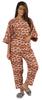 Phagun Women Loungewear 2Pcs Pajama Set Sleepwear Top & Pajama Asian