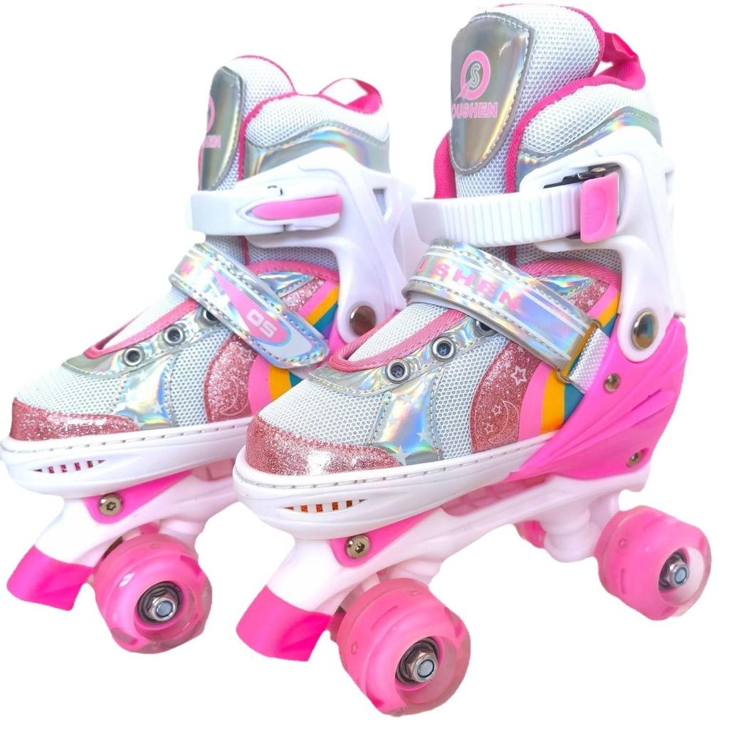 Adjustable Four-Wheel Roller Skates for Boys & Girls - Primary School