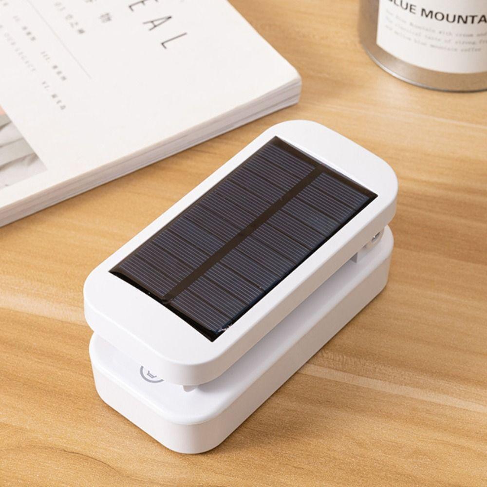 USB Charging Reading Light Dimmable Table Lamp Solar Powered Desk Lamp  Bedroom Bedside