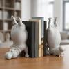 Resin Yoga Pose Hippo Ornament Funny Acrobat Design Yoga Hippo Bookend 10-Inch Tall Support & Stable Build for Home Decoration