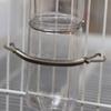 Metal Spring with 2 Clips Durable Stainless Steel Small Animal Cage Accessories Fixing Food Water Dispenser for Rabbit