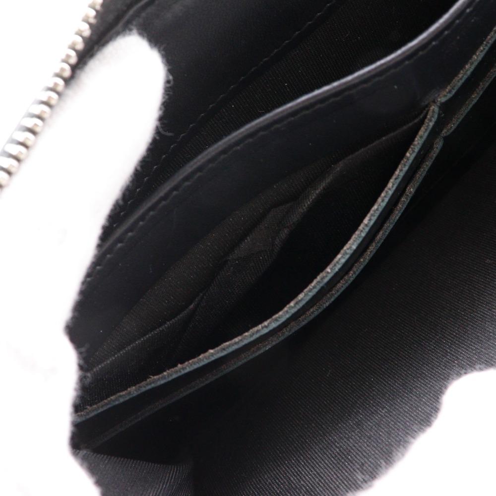 CHANEL brilliant Purse A50106 Zip Around black enamel Women Used