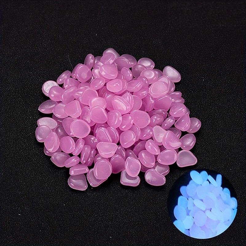 

Glow In The Dark Pebbles, Resin Luminous Stones For Landscape, Garden Paths, Potted Plants, Parks, Aquarium Decor about 50pcs розы красного