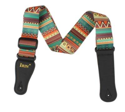 IRIN GS-02 Guitar Strap PU Leather Ends Adjustable Acoustic/Electric Guitar Bass Strap Belt Universal Guitar Bass Parts