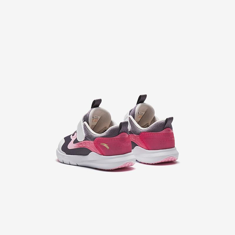 Anta Kids Mesh Comfortable Versatile Anti-Kick Shock-Absorbing Low-Top Walking Shoes Baby Shoes Light-Gray A22440061-2