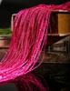 Korean-Style Silver Silk Partition Curtain, 1m X 2m, for Door, Porch, Living Room, or Bedroom.