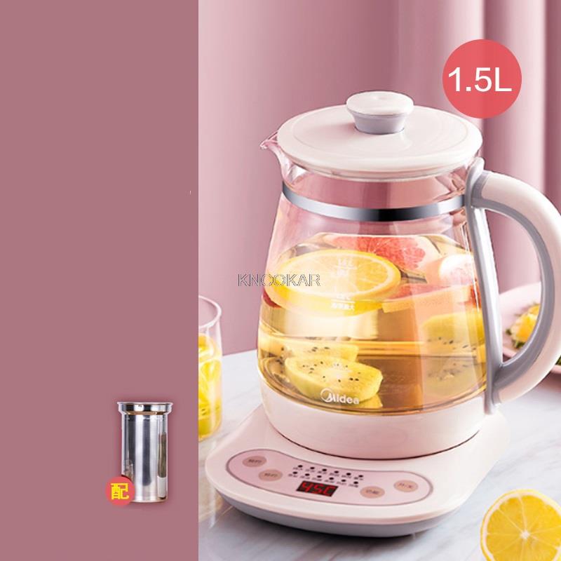 220V 1.5L Household Electric Kettle Automatic Glass Electric Health Preserving Pot Multi Stewing Cooking Machine Multi Cooker