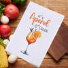 JNIAP Aperol Spritz Kitchen Towel Aperol Spritz Themed Gift Aperol Spritz Dish Towel Italian Aperol Spritz Lover Gifts Aperol Spritz Hand Towels